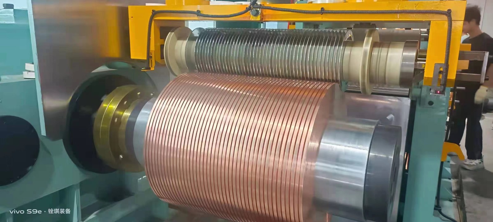 copper rotary shear line
