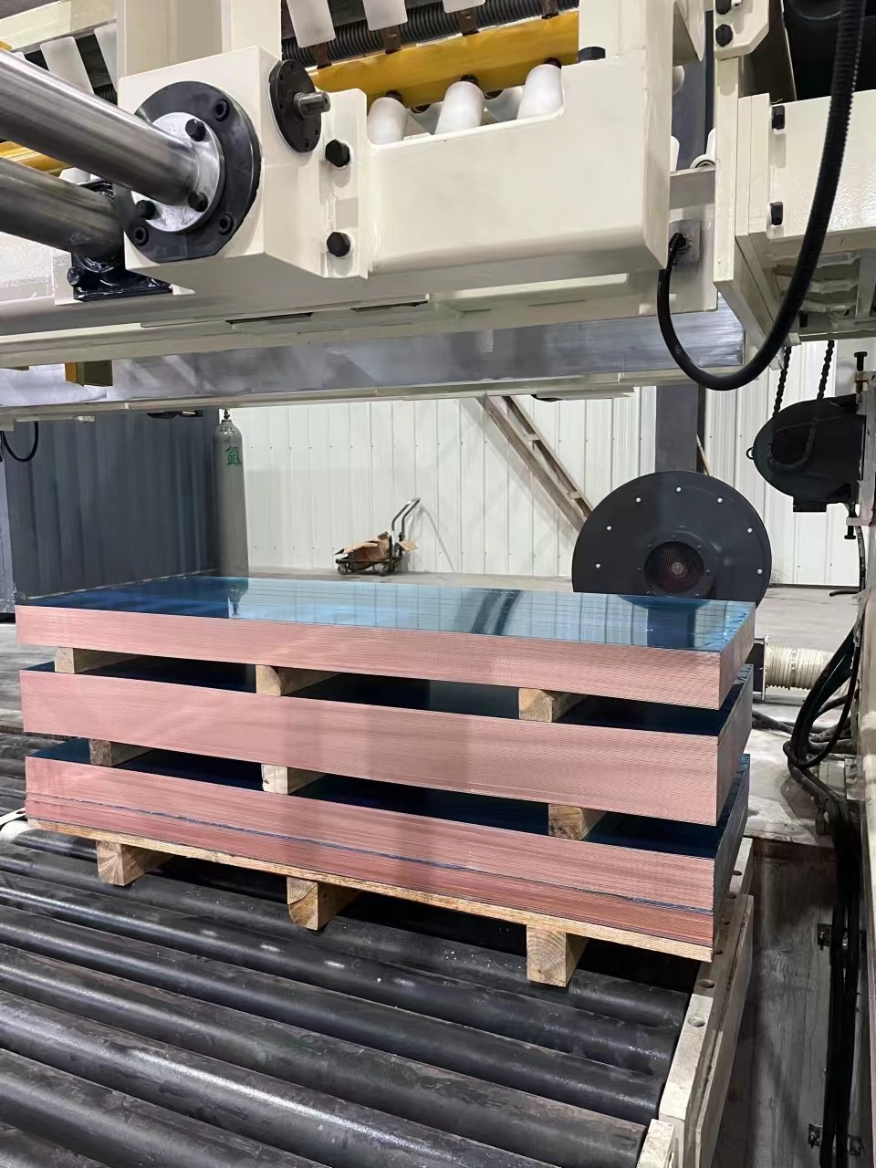 copper rotary shear line